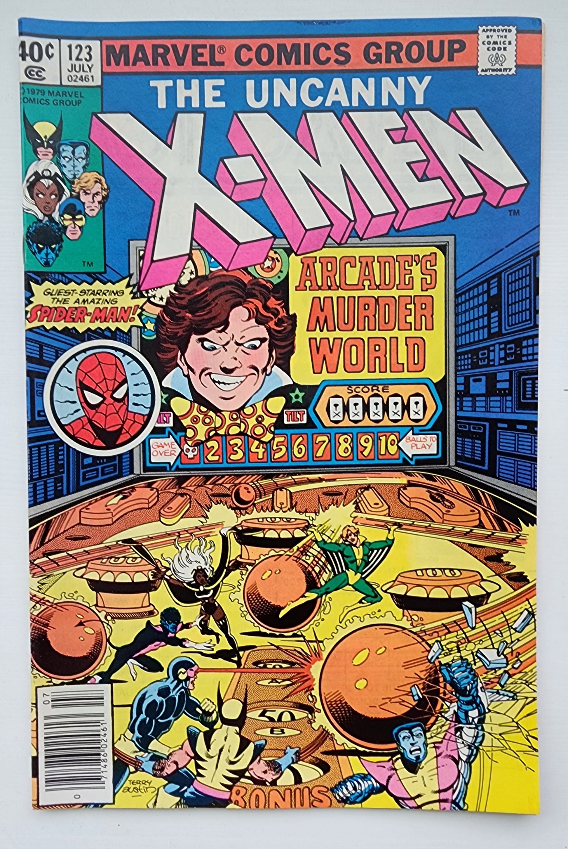 UNCANNY X-MEN #123 1979 NEWSSTAND X-Men MARVEL COMICS