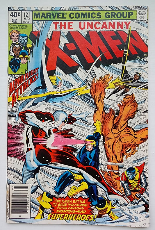 UNCANNY X-MEN #121 1979 (1ST APP ALPHA FLIGHT) NEWSSTAND X-Men MARVEL COMICS