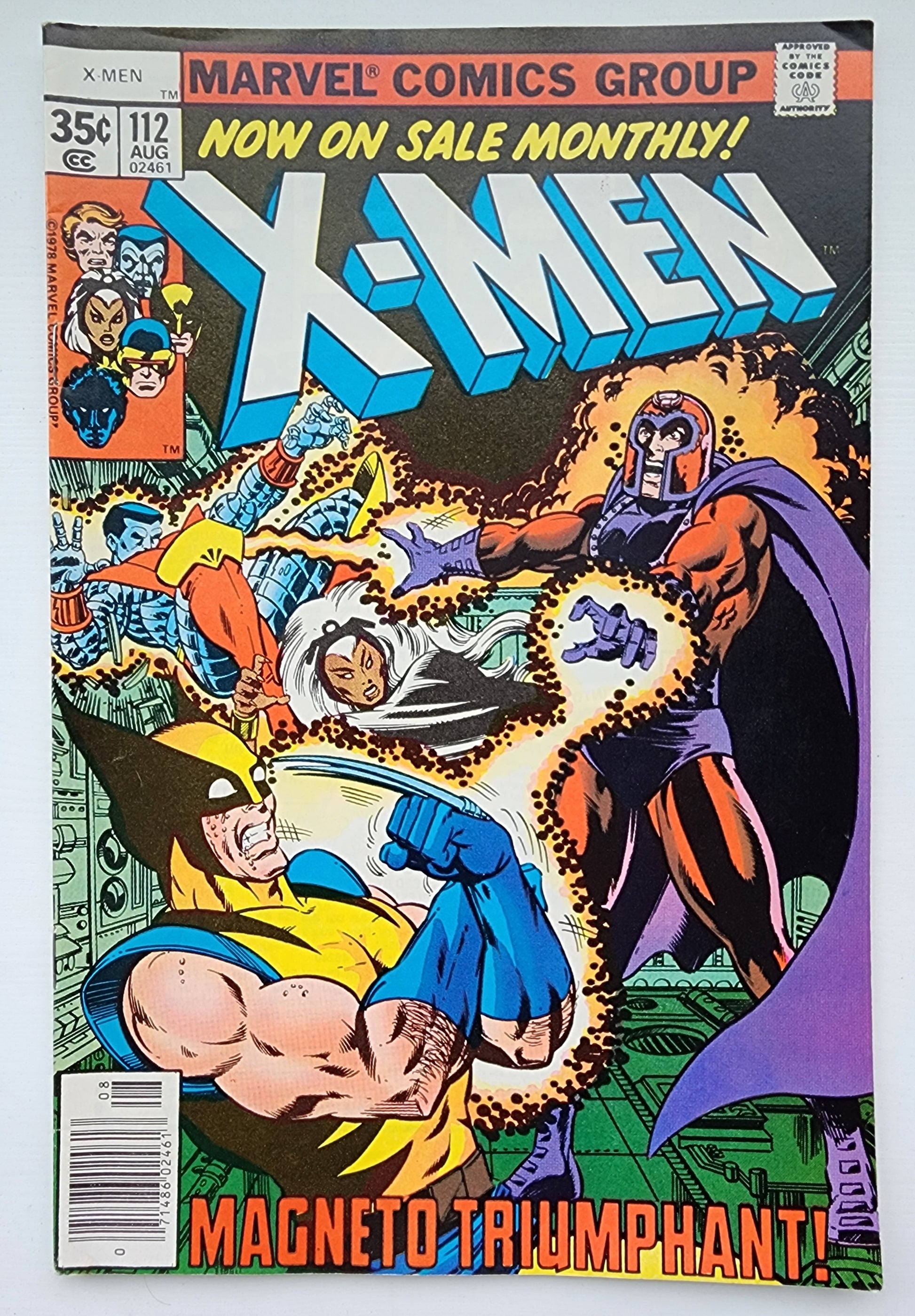 UNCANNY X-MEN #112 1978 NEWSSTAND X-Men MARVEL COMICS