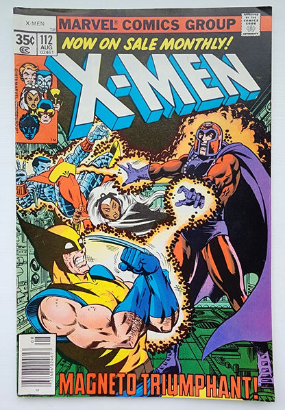 UNCANNY X-MEN #112 1978 NEWSSTAND X-Men MARVEL COMICS