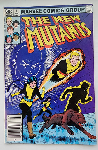 NEW MUTANTS #1 1983 (2ND APP NEW MUTANTS. ORIGIN KARMA) NEWSSTAND New Mutants MARVEL COMICS