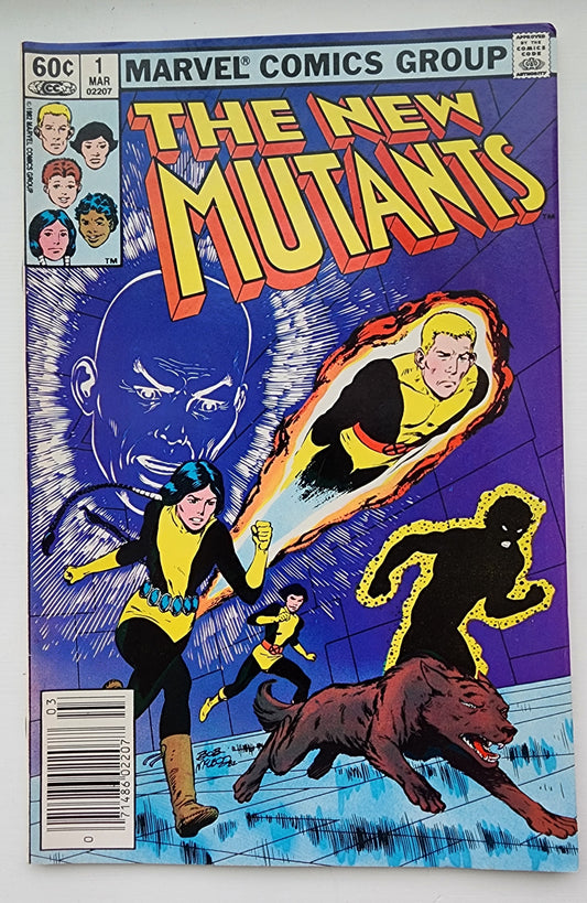 NEW MUTANTS #1 1983 (2ND APP NEW MUTANTS. ORIGIN KARMA) NEWSSTAND New Mutants MARVEL COMICS