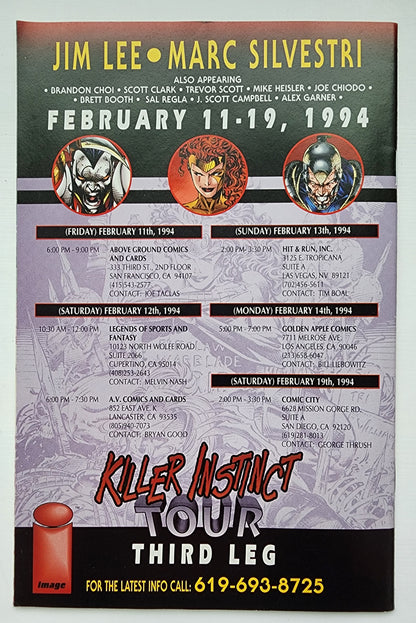 GEN 13 #1 1994 J SCOTT CAMPBELL NEWSSTAND Gen 13 IMAGE COMICS