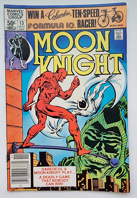 MOON KNIGHT #13 1981 NEWSSTAND Moon Knight MARVEL COMICS