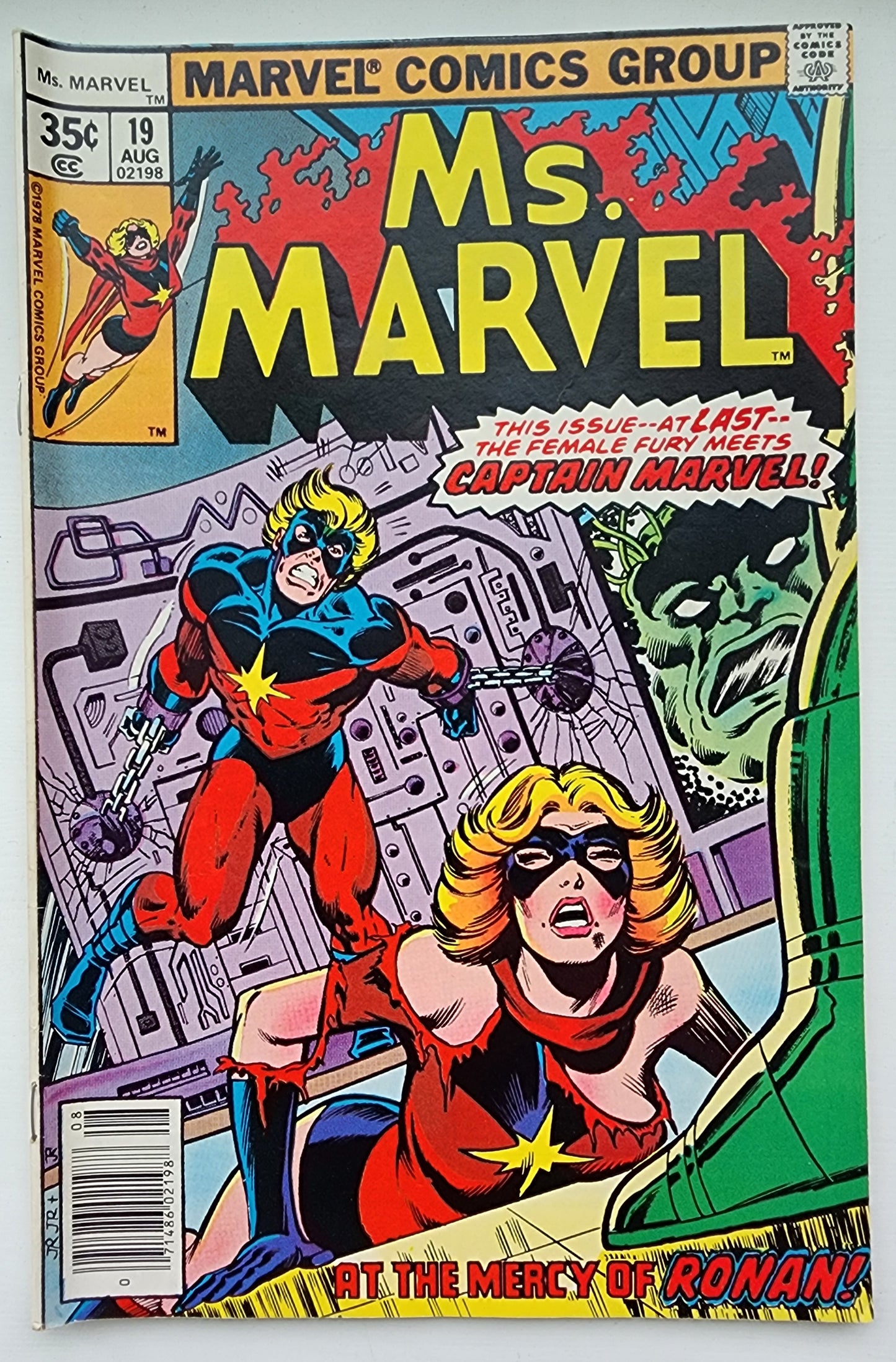 MS MARVEL #19 1978 (ORIGIN MS MARVEL RETOLD) Ms Marvel MARVEL COMICS