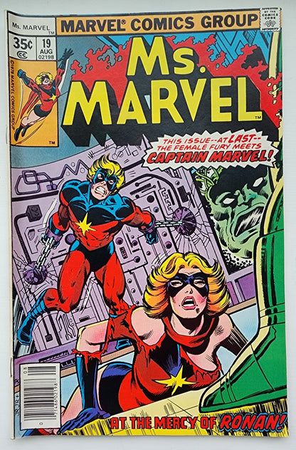 MS MARVEL #19 1978 (ORIGIN MS MARVEL RETOLD) Ms Marvel MARVEL COMICS