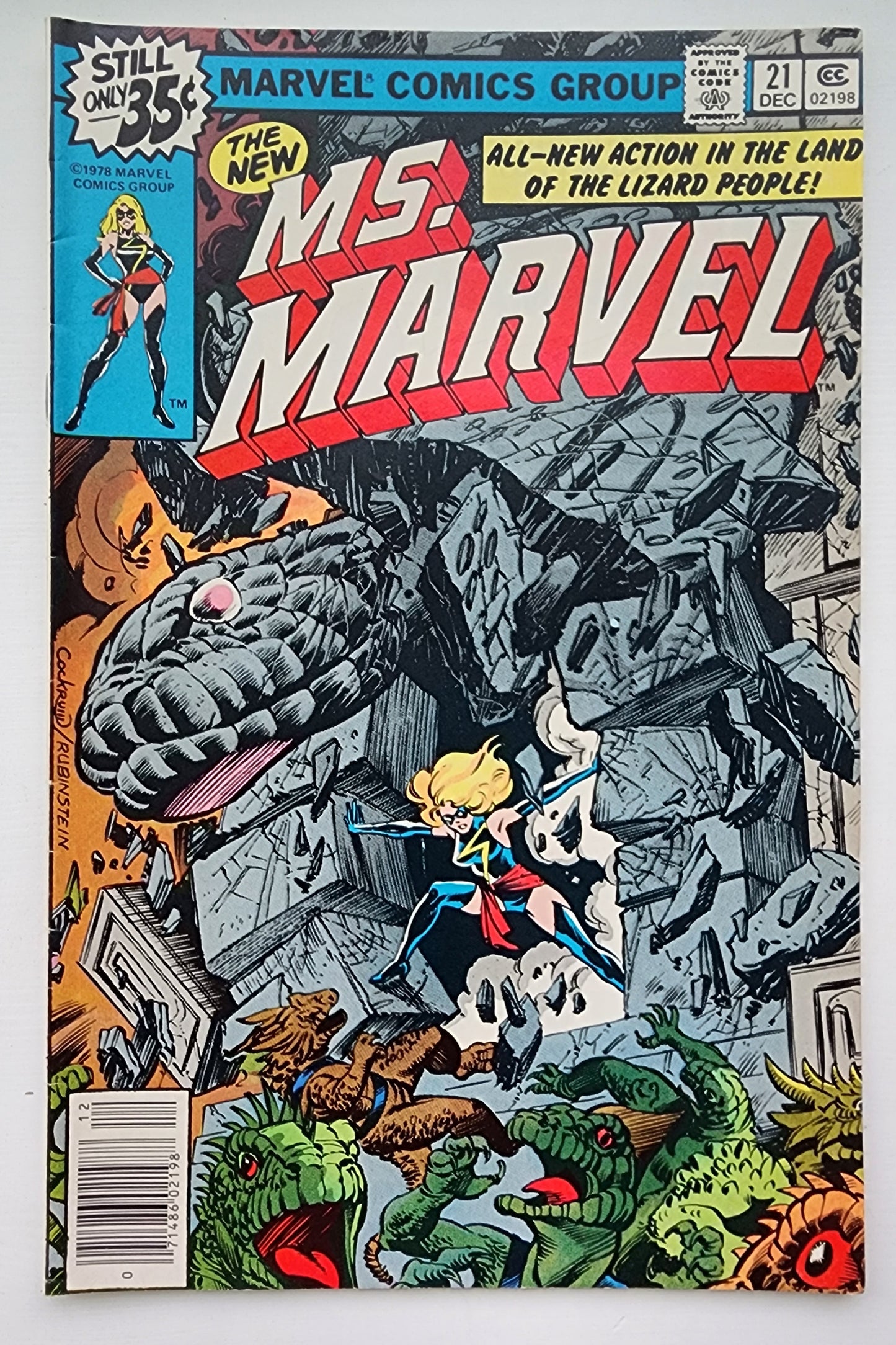 MS MARVEL #21 1978 NEWSSTAND Ms Marvel MARVEL COMICS