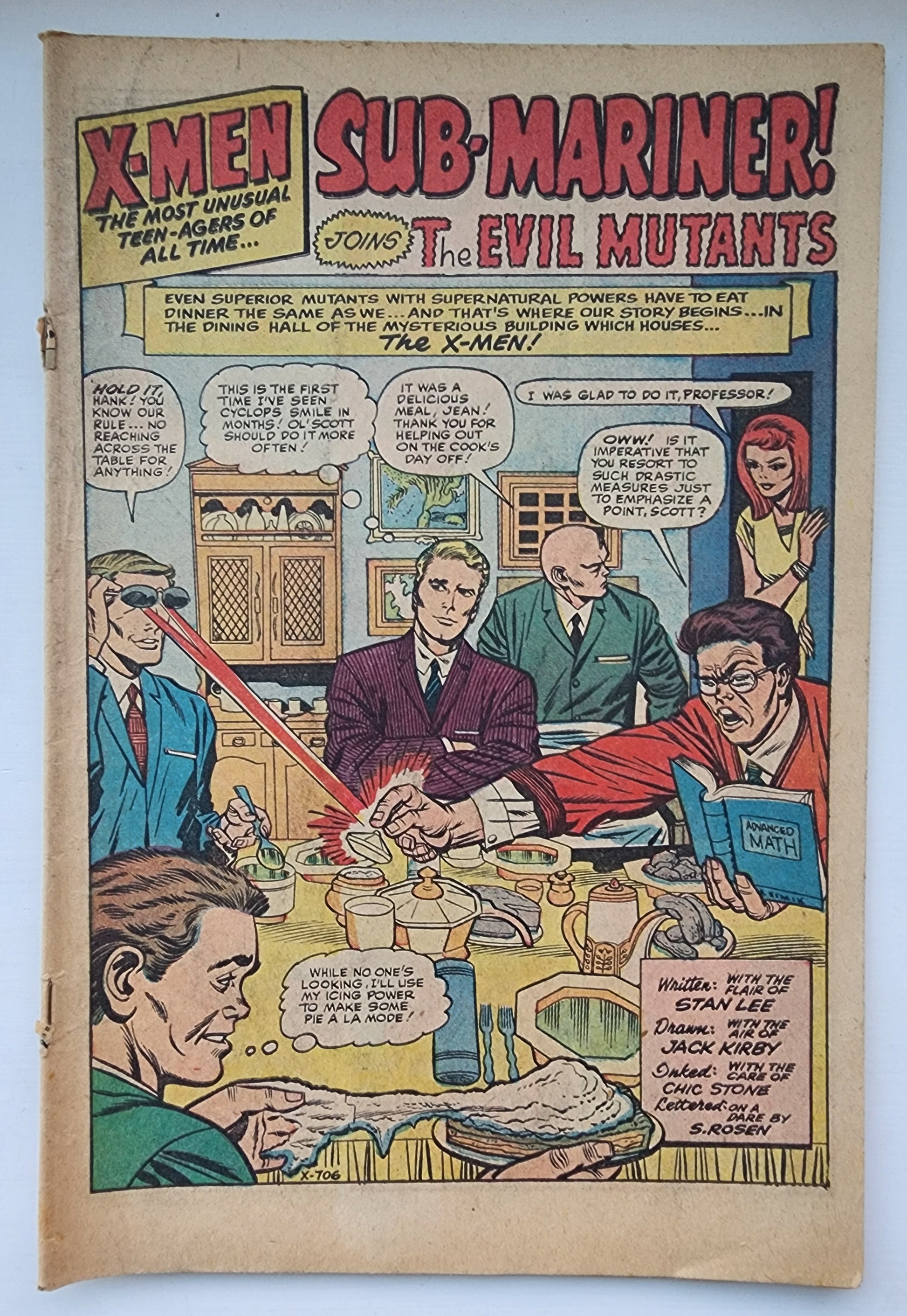 UNCANNY X-Men #6 1964 MARVEL COMICS