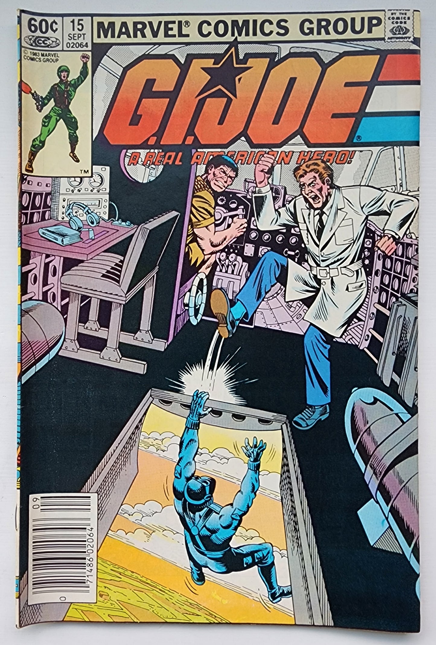 GI JOE A REAL AMERICAN HERO #15 1983 (1ST APP MAJOR BLUDD) NEWSSTAND GI Joe MARVEL COMICS