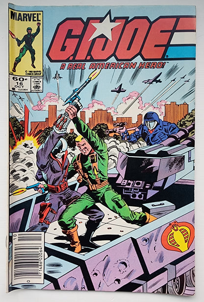 GI JOE A REAL AMERICAN HERO #16 1983 (1ST APP COVER GIRL & TRIPWIRE) NEWSSTAND GI Joe MARVEL COMICS