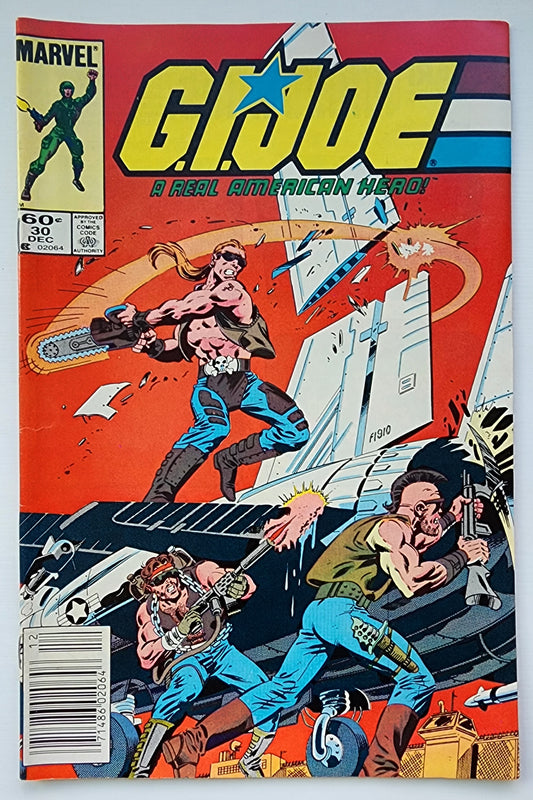 GI JOE A REAL AMERICAN HERO #30 1984 NEWSSTAND GI Joe MARVEL COMICS