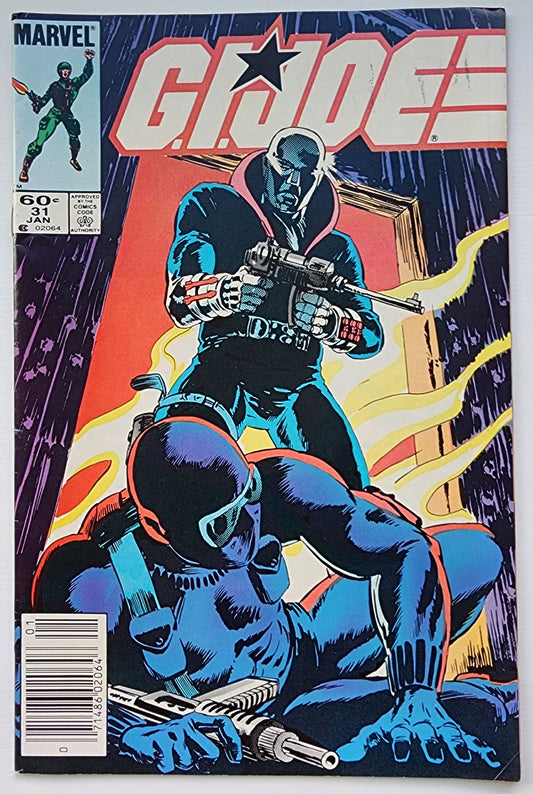 GI JOE A REAL AMERICAN HERO #31 1984 NEWSSTAND GI Joe MARVEL COMICS