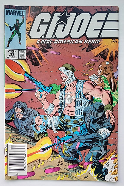 GI JOE A REAL AMERICAN HERO #41 1985 NEWSSTAND GI Joe MARVEL COMICS