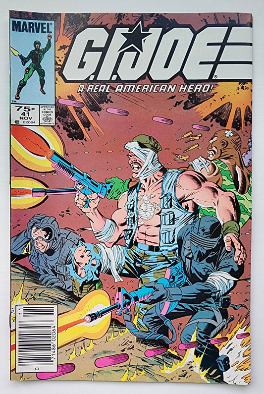 GI JOE A REAL AMERICAN HERO #41 1985 NEWSSTAND GI Joe MARVEL COMICS