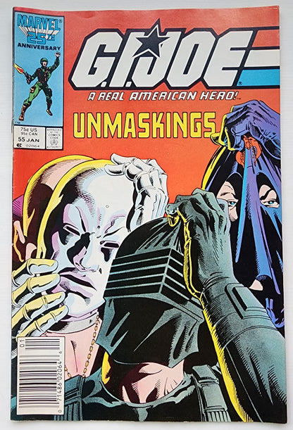 GI JOE A REAL AMERICAN HERO #55 1987 NEWSSTAND GI Joe MARVEL COMICS