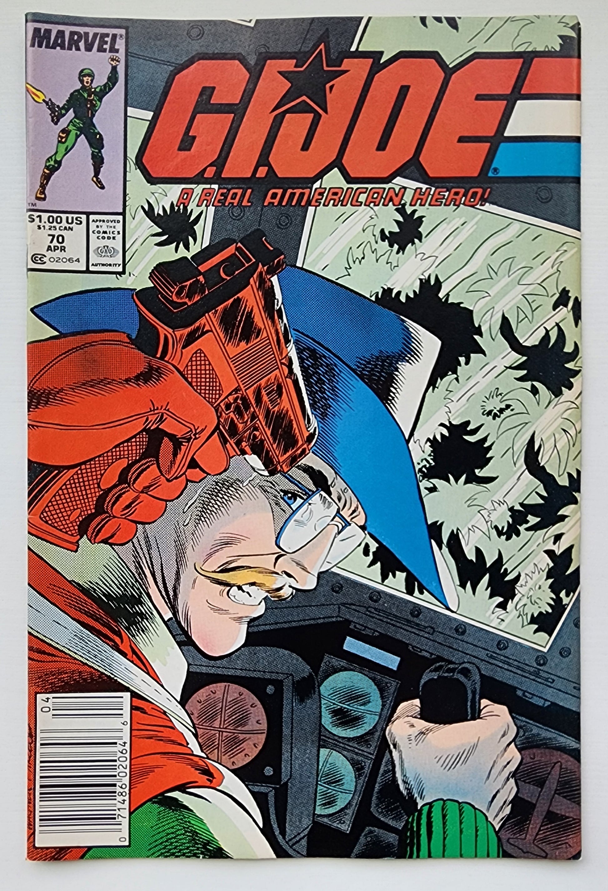 GI JOE A REAL AMERICAN HERO #70 1988 NEWSSTAND GI Joe MARVEL COMICS