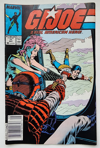 GI JOE A REAL AMERICAN HERO #71 1988 NEWSSTAND GI Joe MARVEL COMICS
