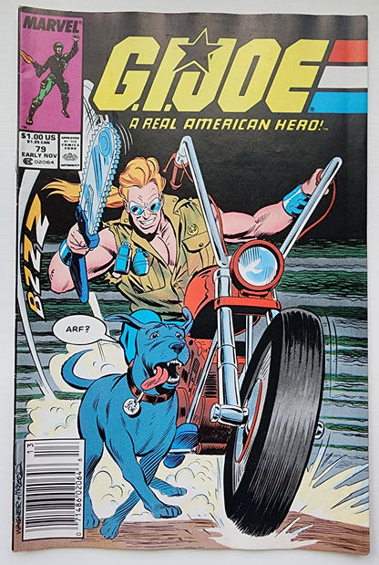 GI JOE A REAL AMERICAN HERO #79 1988 NEWSSTAND GI Joe MARVEL COMICS