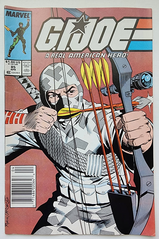 GI JOE A REAL AMERICAN HERO #85 1989 (SILENT ISSUE) NEWSSTAND GI Joe MARVEL COMICS