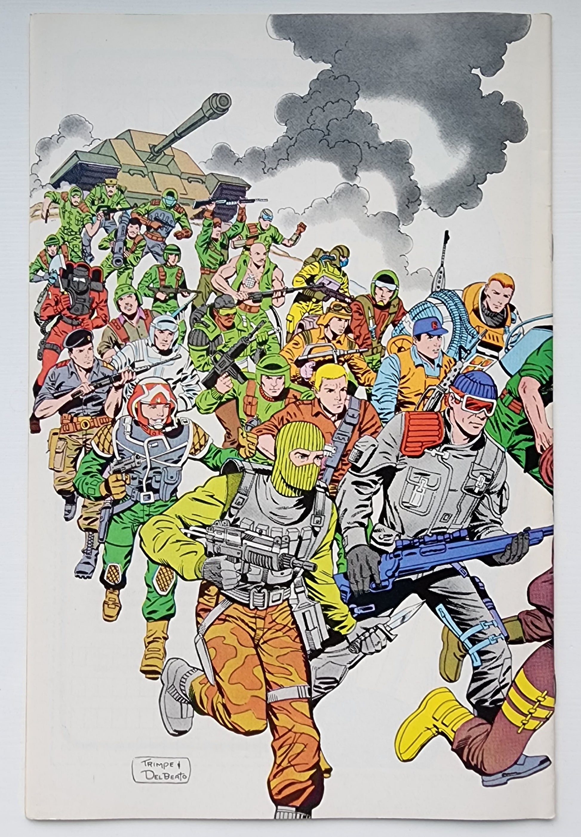 GI JOE ORDER OF BATTLE #1 1986 NEWSSTAND GI Joe MARVEL COMICS