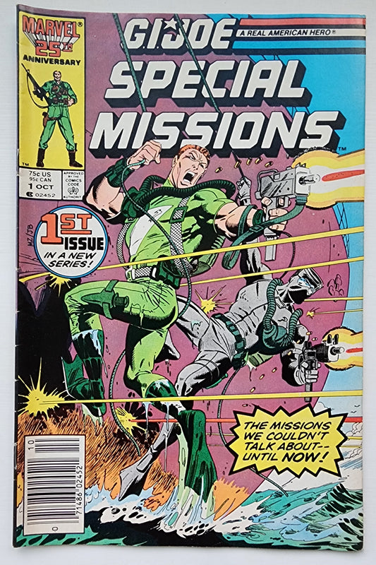 GI JOE SPECIAL MISSIONS #1 1986 NEWSSTAND GI Joe MARVEL COMICS
