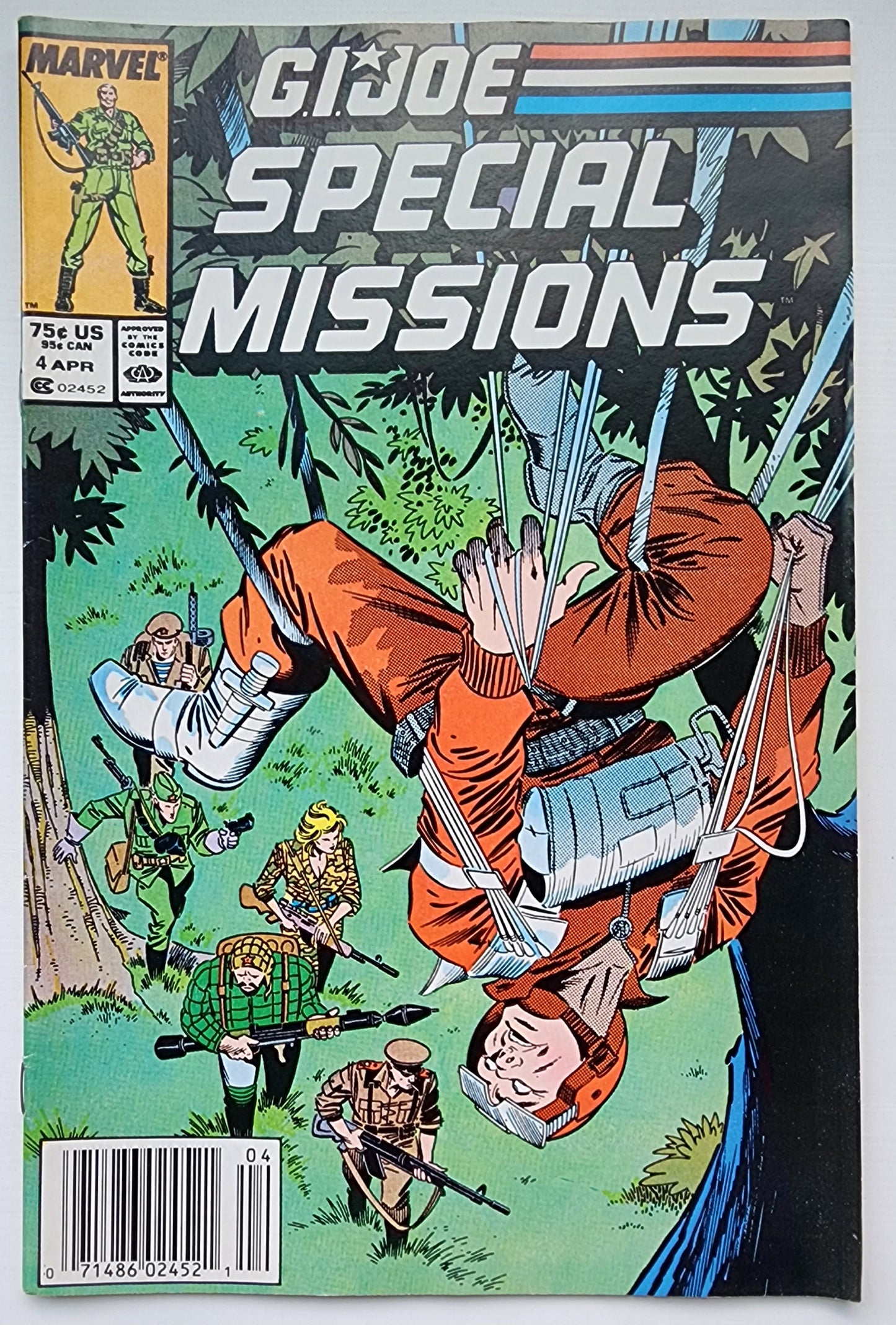 GI JOE SPECIAL MISSIONS #4 1986 NEWSSTAND GI Joe MARVEL COMICS