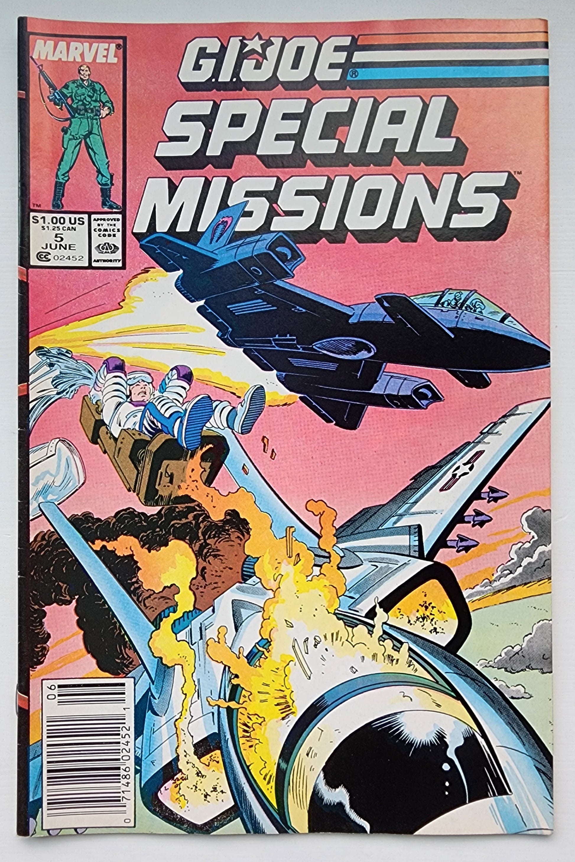 GI JOE SPECIAL MISSIONS #5 1986 NEWSSTAND GI Joe MARVEL COMICS