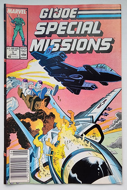 GI JOE SPECIAL MISSIONS #5 1986 NEWSSTAND GI Joe MARVEL COMICS