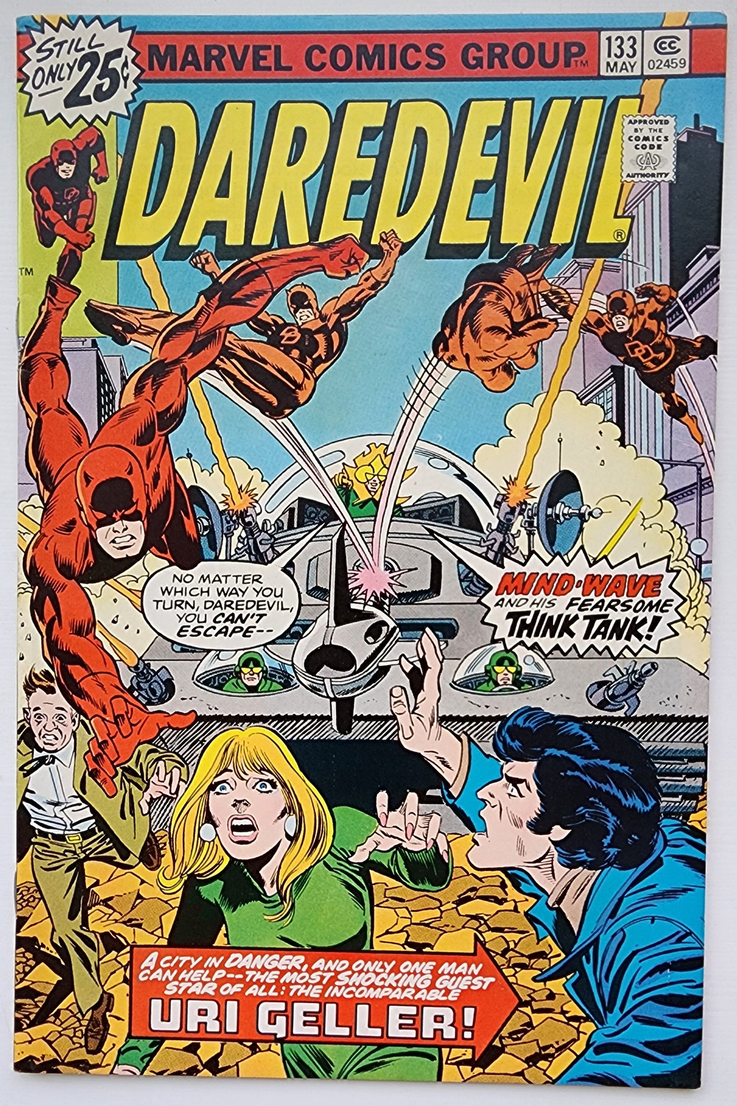 DAREDEVIL #133 176 (1ST APP MIND WAVE) Daredevil MARVEL COMICS
