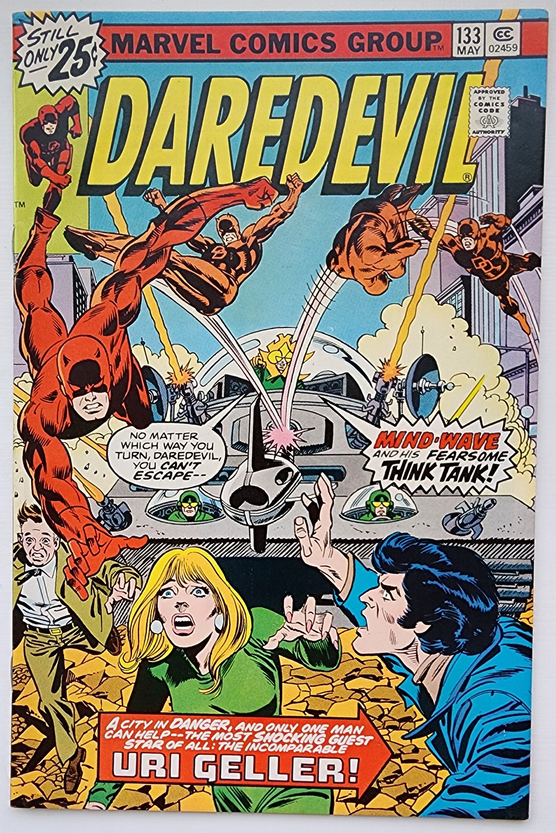 DAREDEVIL #133 176 (1ST APP MIND WAVE) Daredevil MARVEL COMICS
