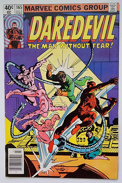 DAREDEVIL #165 1980 NEWSSTAND [S2] Daredevil MARVEL COMICS