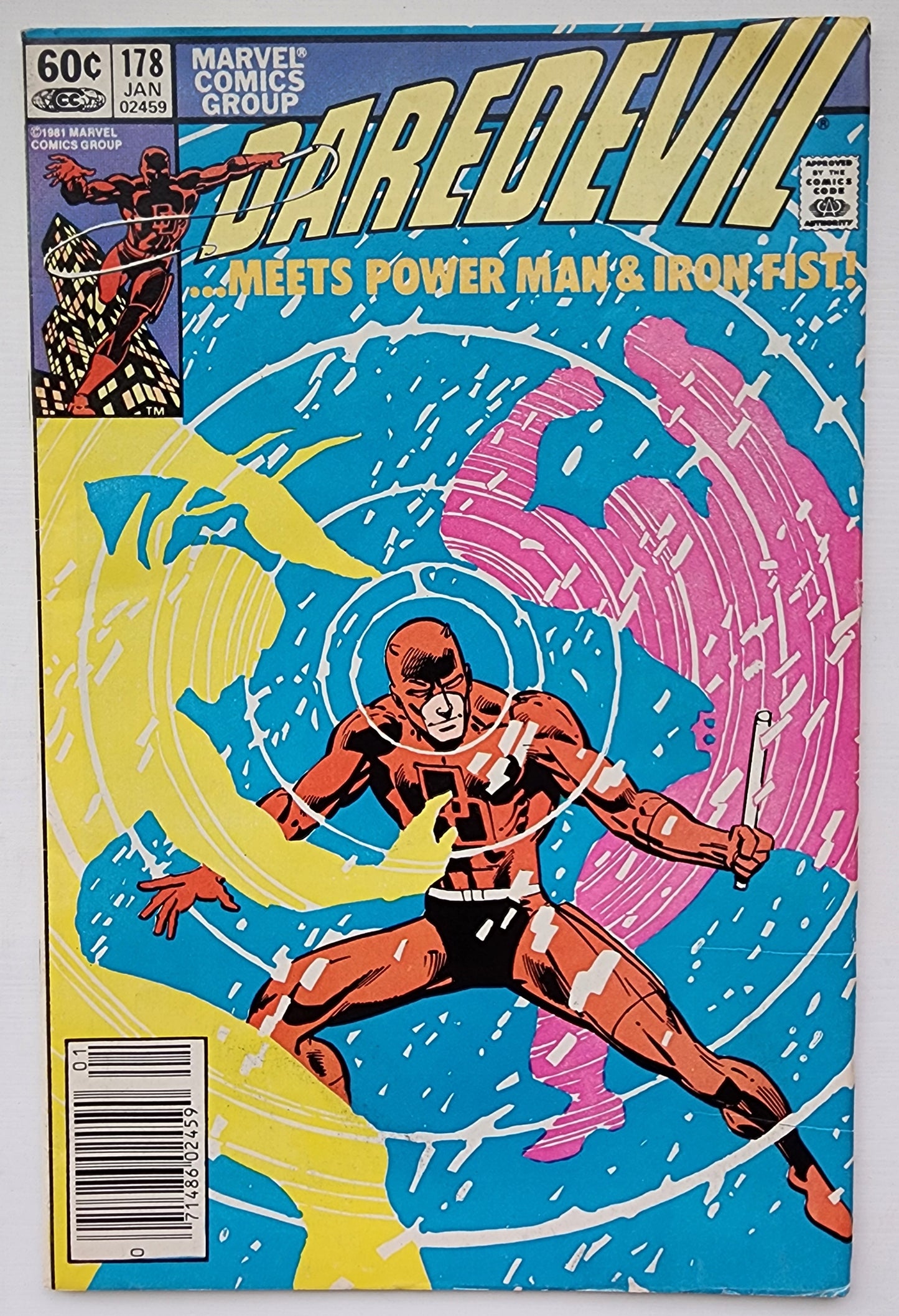 DAREDEVIL #178 1982 NEWSSTAND Daredevil MARVEL COMICS