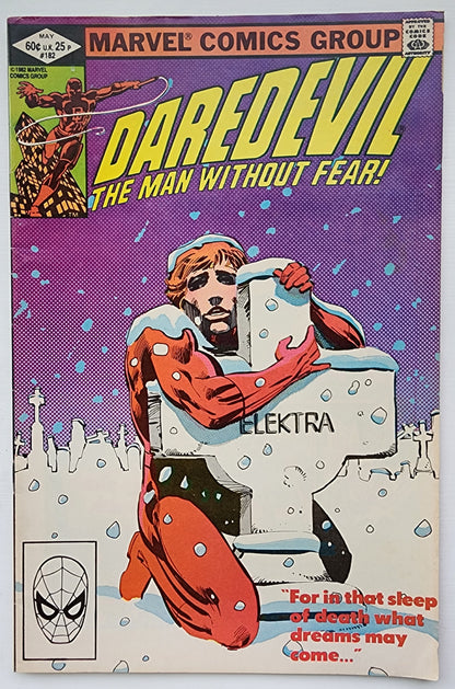 DAREDEVIL #182 1982 [S1] Daredevil MARVEL COMICS