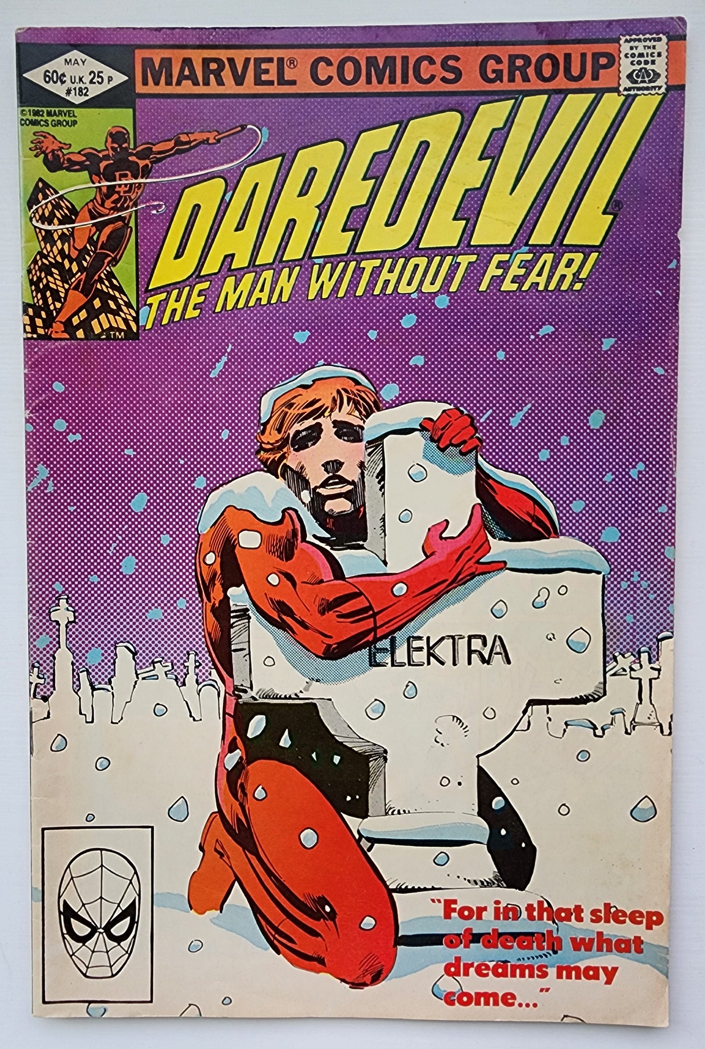 DAREDEVIL #182 1982 [S2] Daredevil MARVEL COMICS