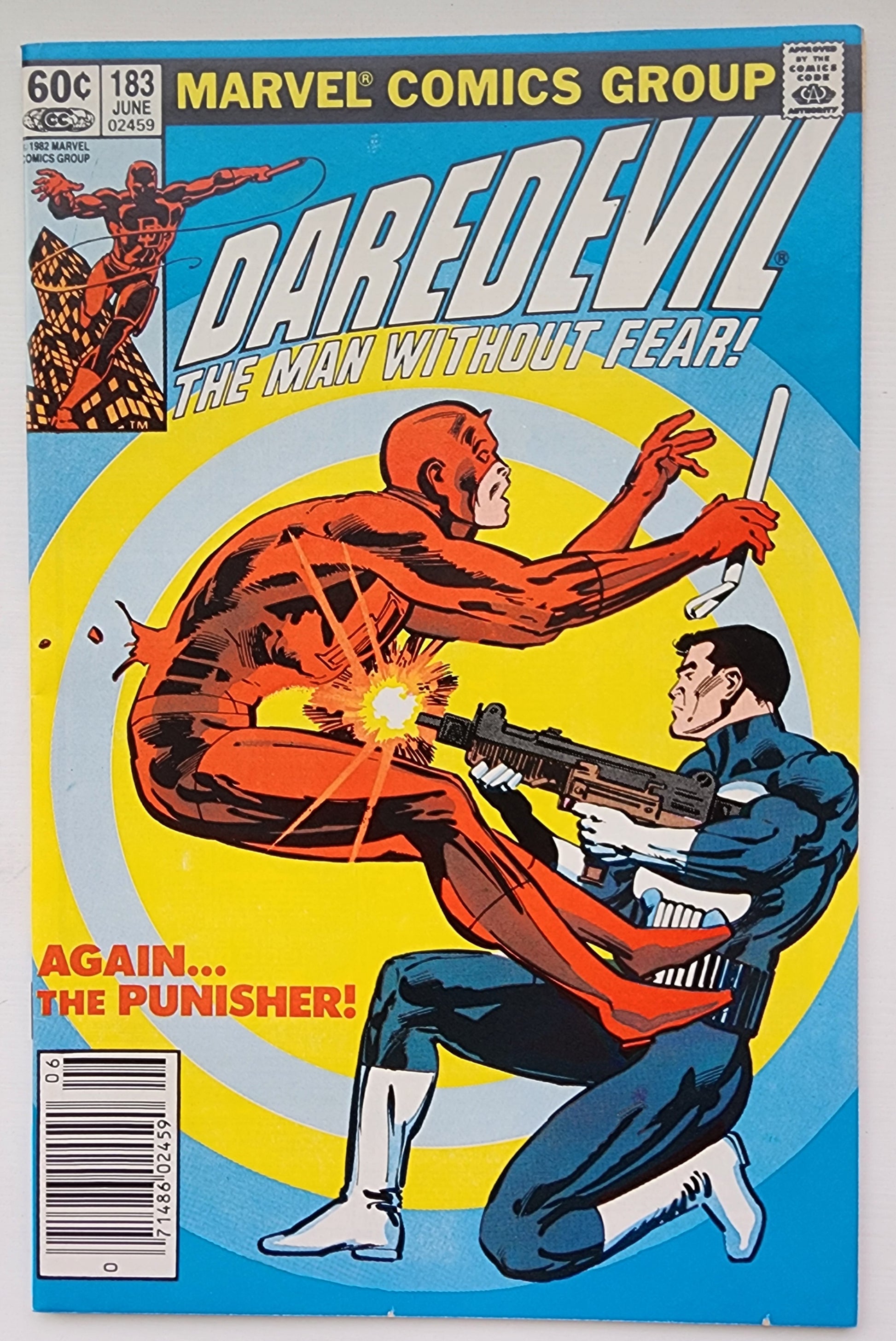 DAREDEVIL #183 1982 NEWSSTAND [J1] Daredevil MARVEL COMICS