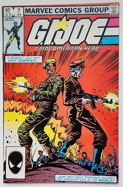 GI JOE A REAL AMERICAN HERO #7 1983 GI Joe MARVEL COMICS