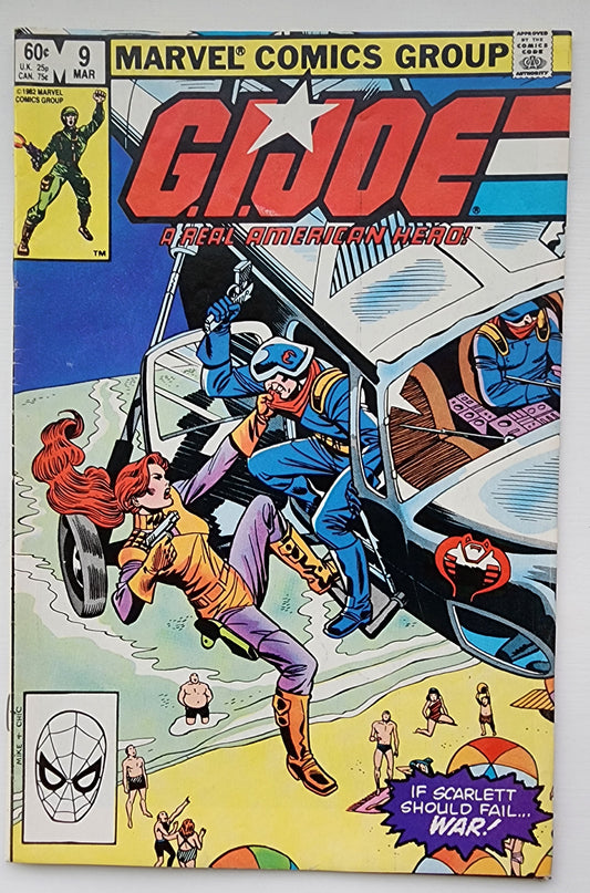 GI JOE A REAL AMERICAN HERO #9 1983 GI Joe MARVEL COMICS