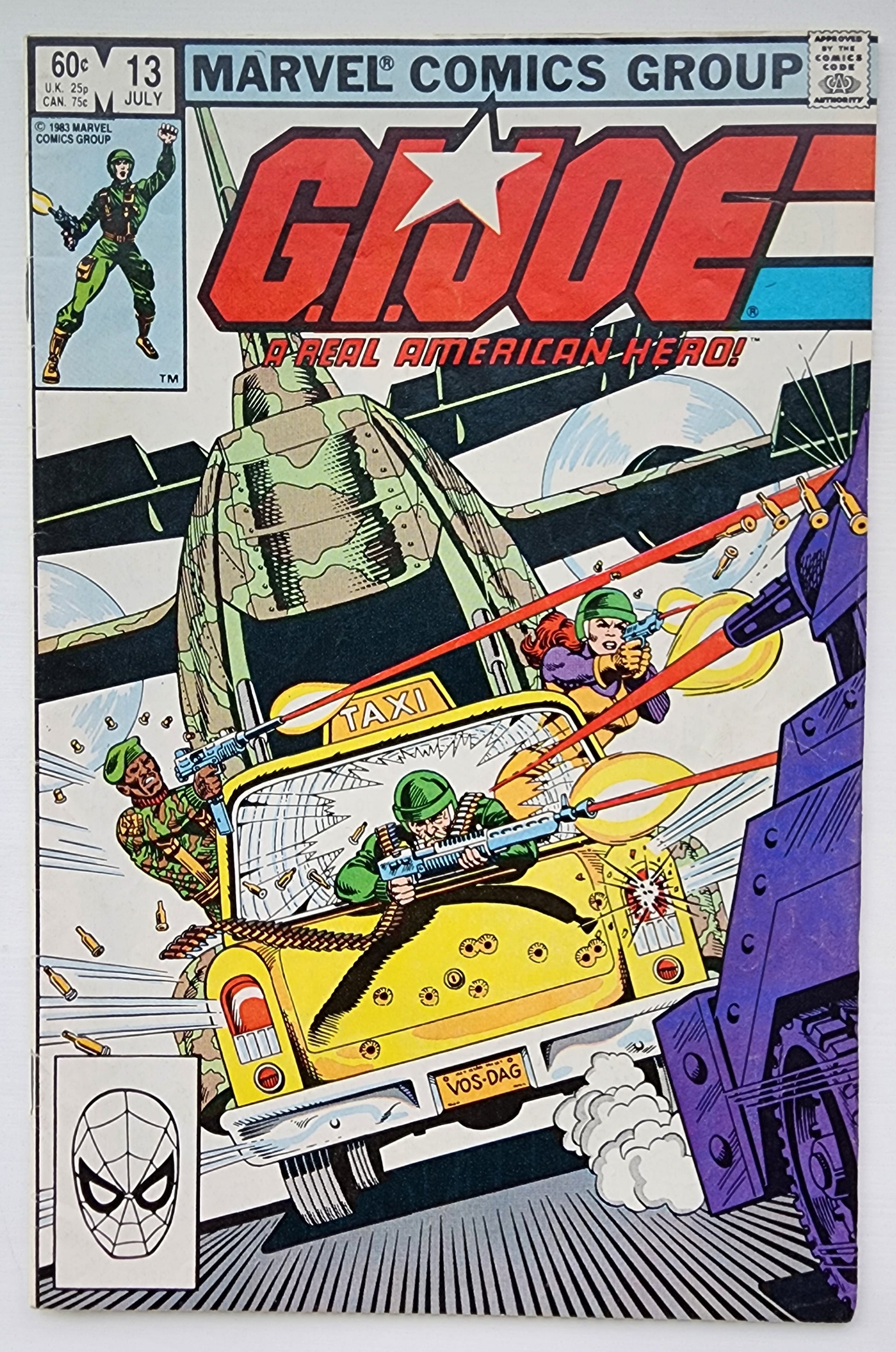 GI JOE A REAL AMERICAN HERO #13 1983 GI Joe MARVEL COMICS