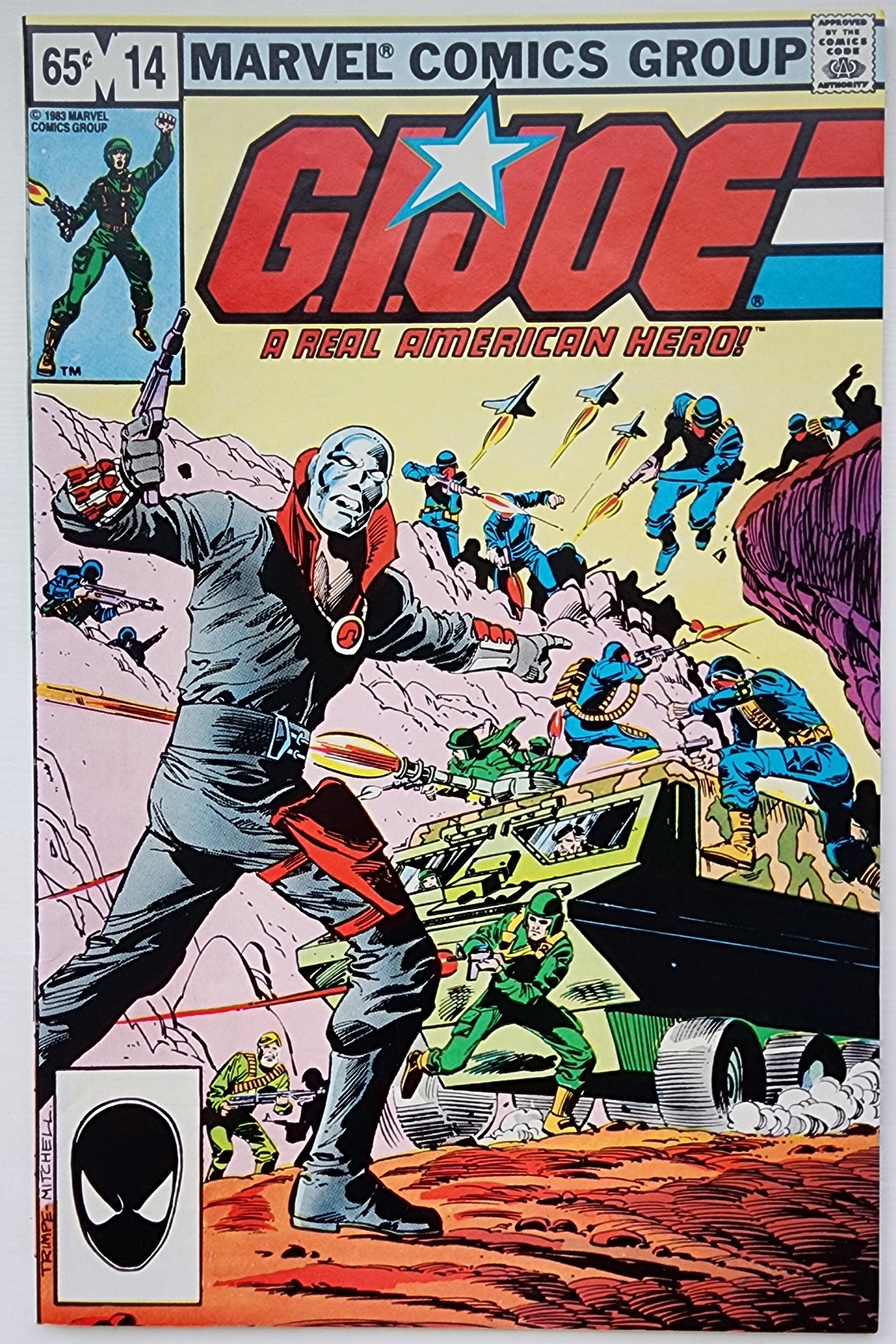GI JOE A REAL AMERICAN HERO #14 2ND PRINT 1983 (1ST FULL APP DESTRO. 1ST APP ACE) GI Joe MARVEL COMICS
