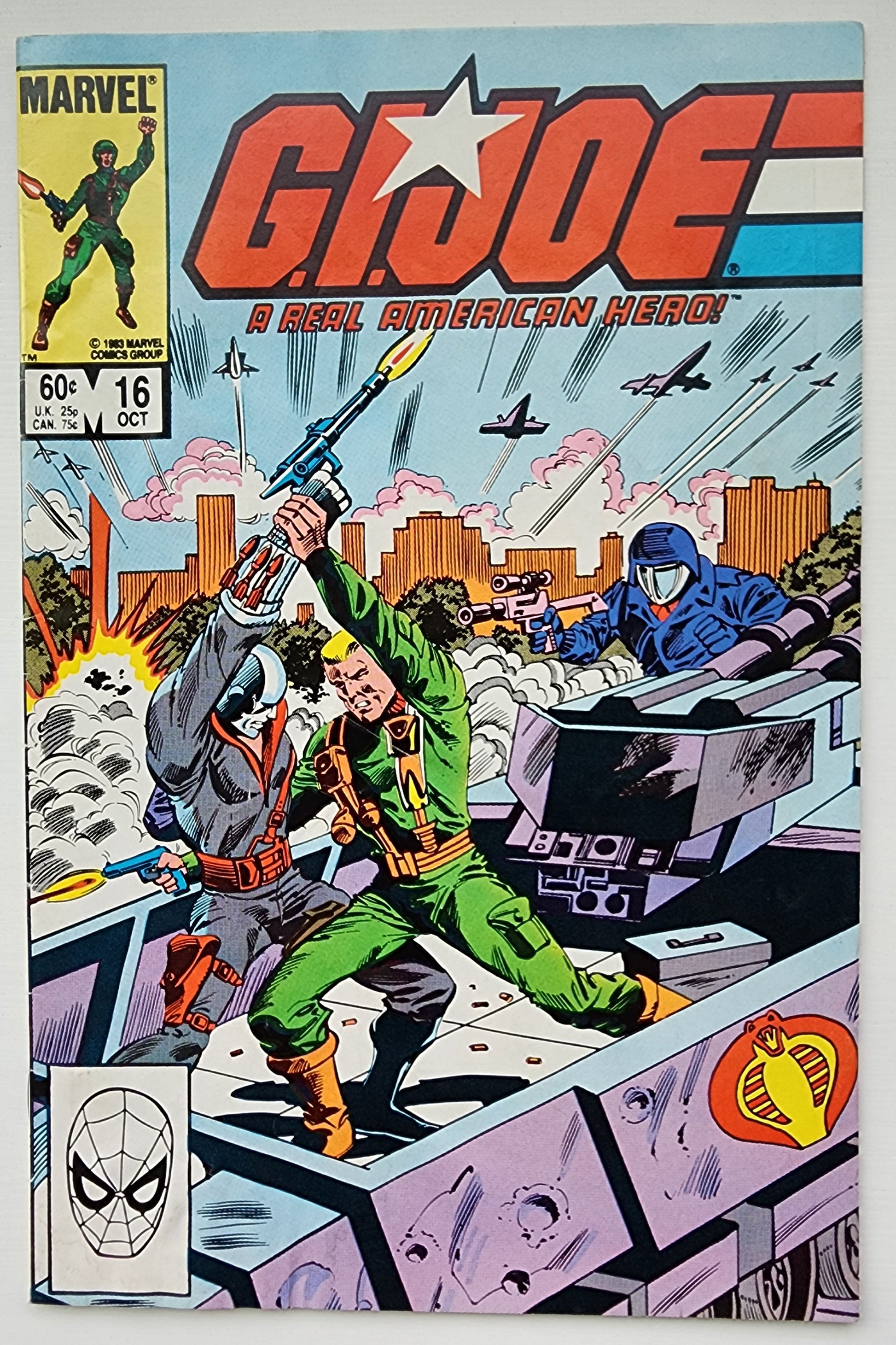 GI JOE A REAL AMERICAN HERO #16 1983 (1ST APP COVER GIRL & TRIPWIRE) GI Joe MARVEL COMICS