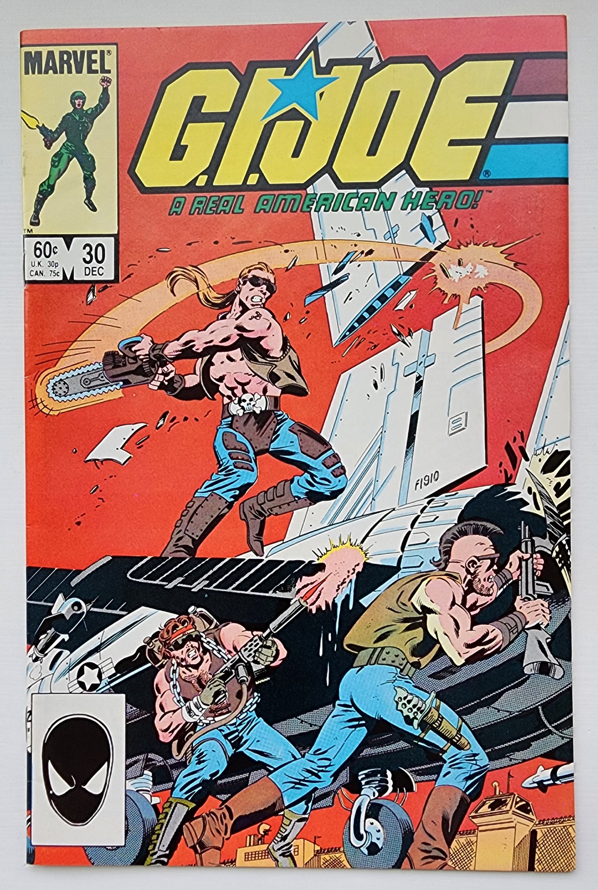 GI JOE A REAL AMERICAN HERO #30 1984 GI Joe MARVEL COMICS
