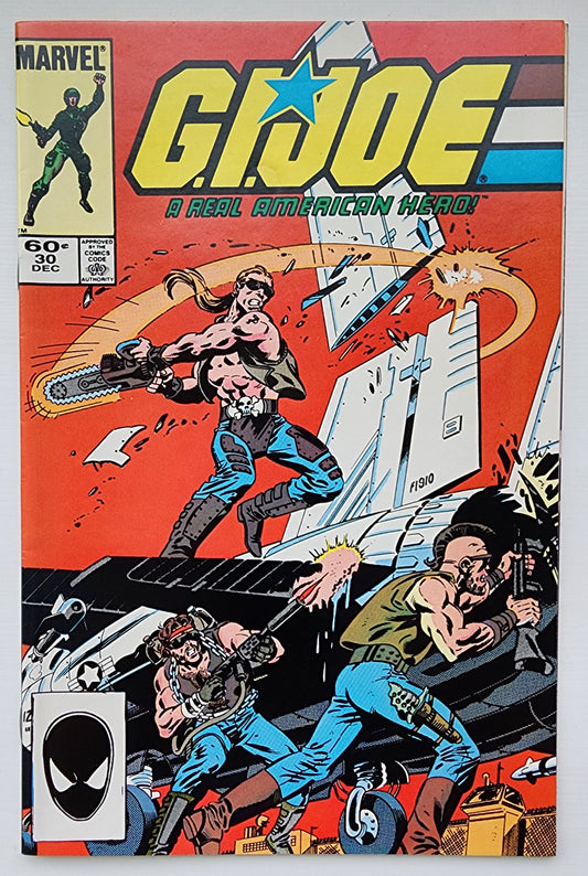 GI JOE A REAL AMERICAN HERO #30 2ND PRINT 1984 GI Joe MARVEL COMICS