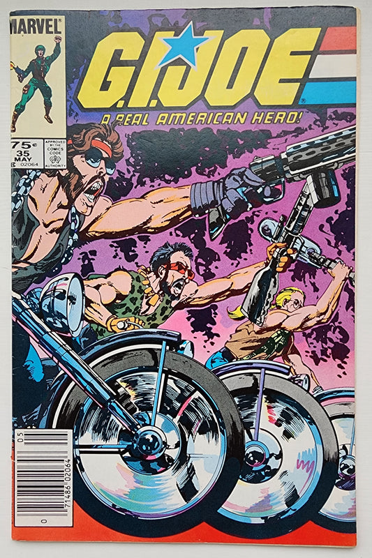 GI JOE A REAL AMERICAN HERO #35 1985 GI Joe MARVEL COMICS
