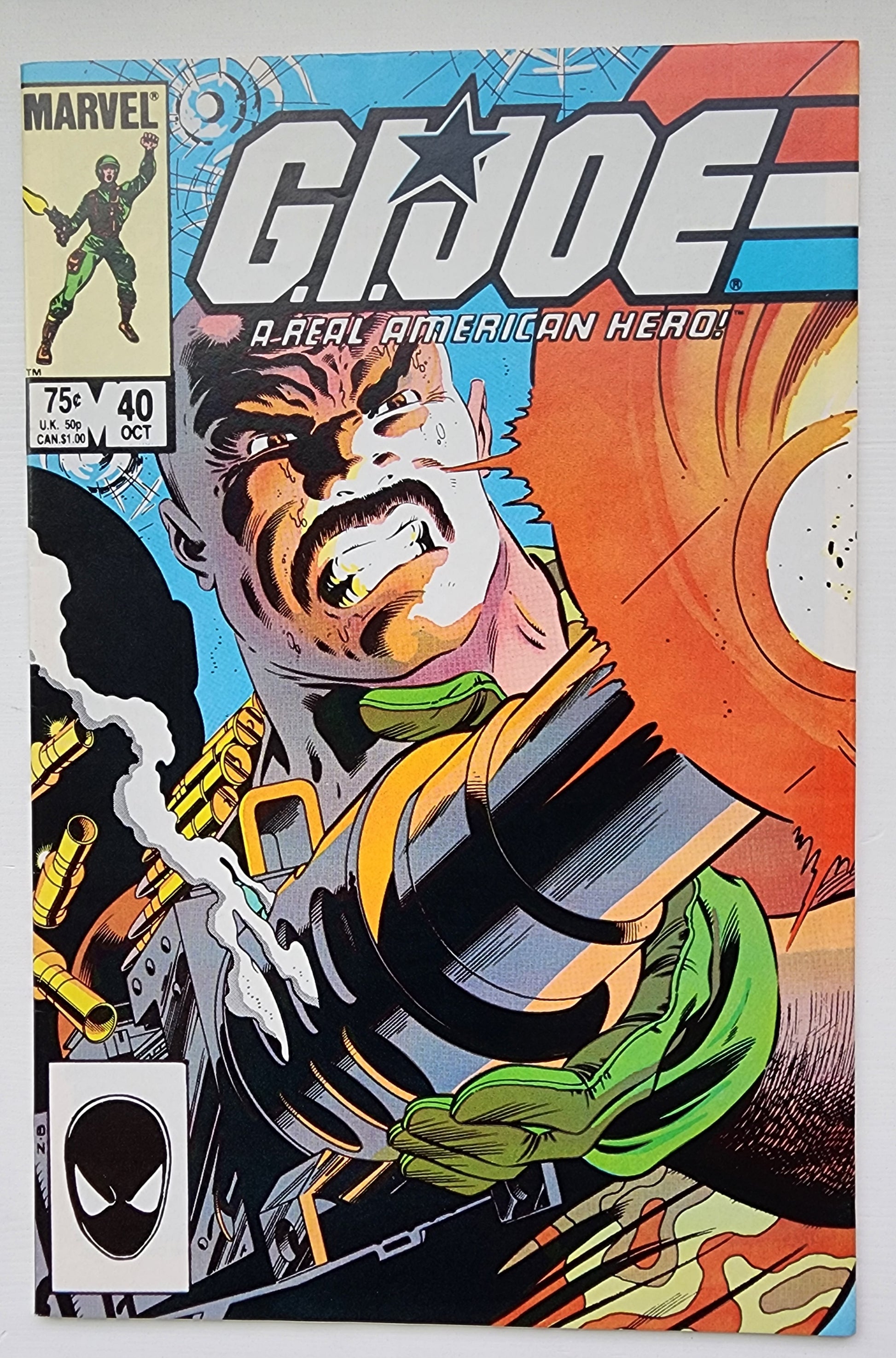 GI JOE A REAL AMERICAN HERO #40 1985 (1ST APP SHIPWRECK & BARBECUE) GI Joe MARVEL COMICS