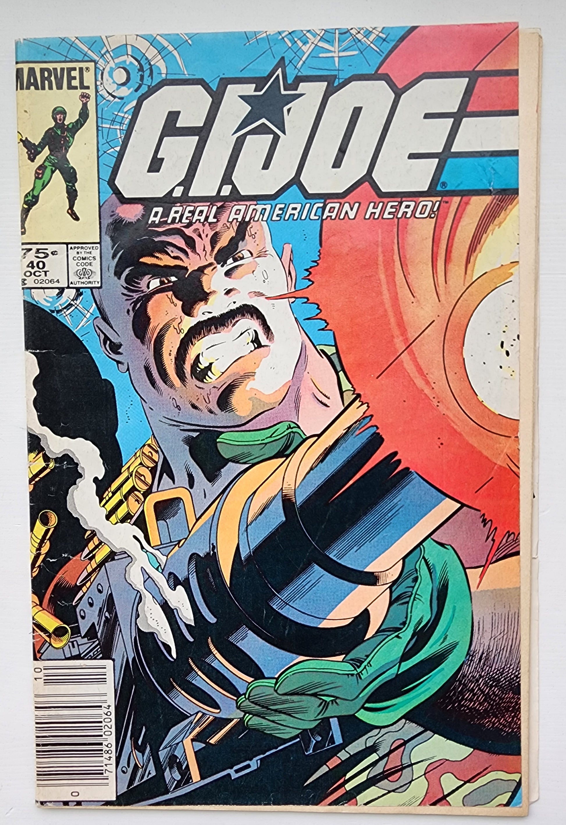 GI JOE A REAL AMERICAN HERO #40 1985 (1ST APP SHIPWRECK & BARBECUE) NEWSSTAND GI Joe MARVEL COMICS
