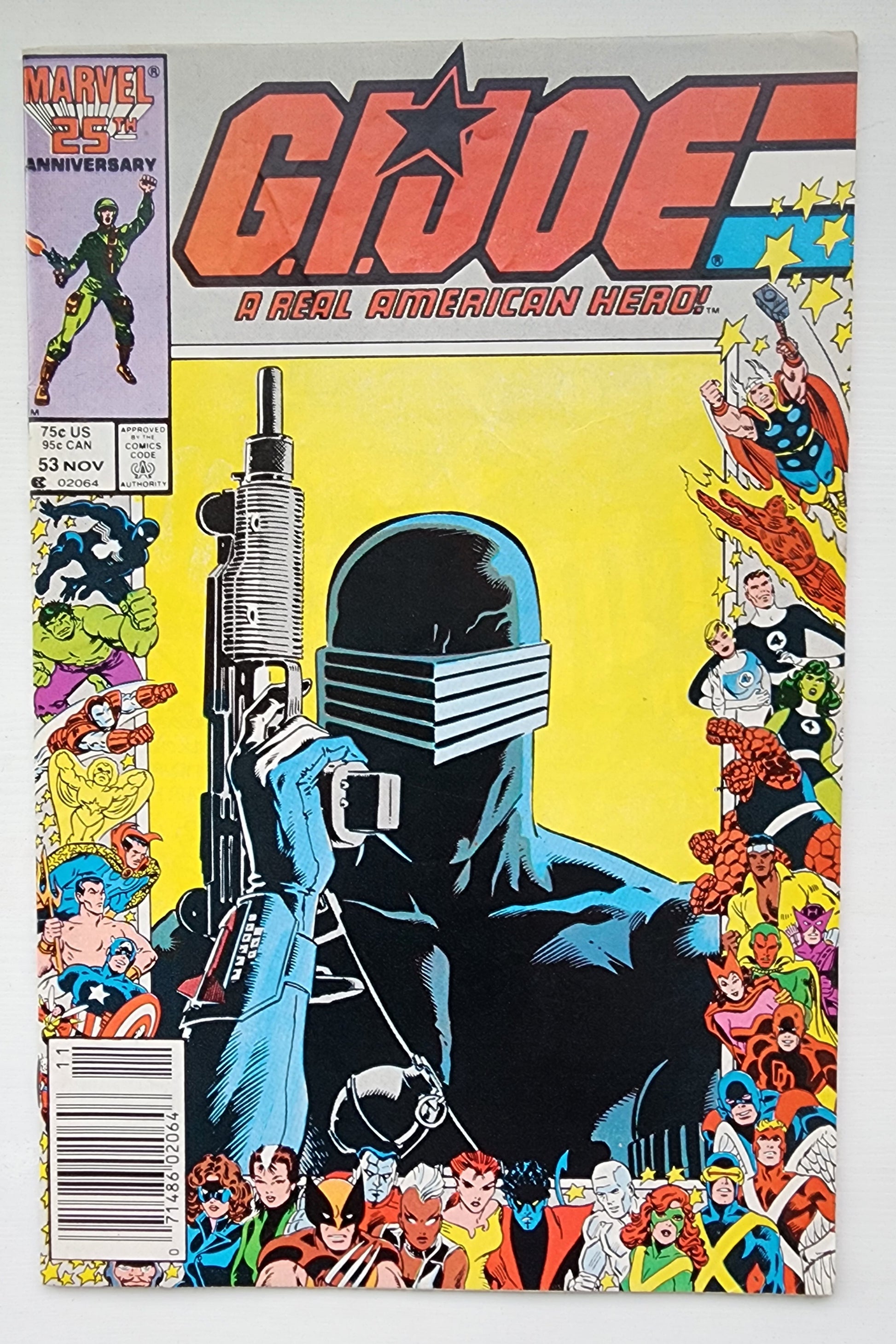 GI JOE A REAL AMERICAN HERO #53 1986 NEWSSTAND [J1] GI Joe MARVEL COMICS