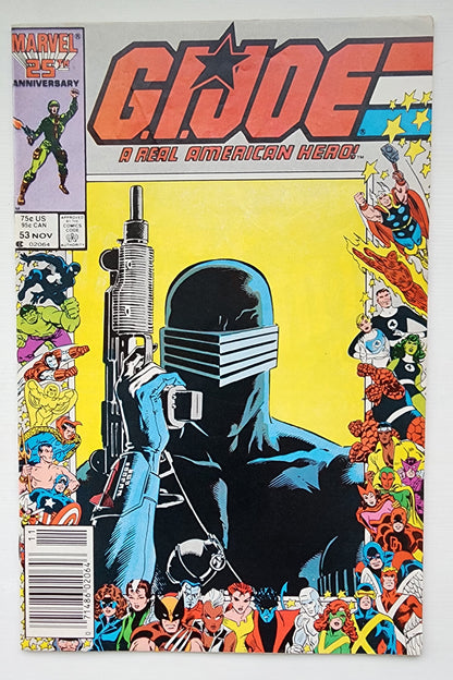 GI JOE A REAL AMERICAN HERO #53 1986 NEWSSTAND [J1] GI Joe MARVEL COMICS