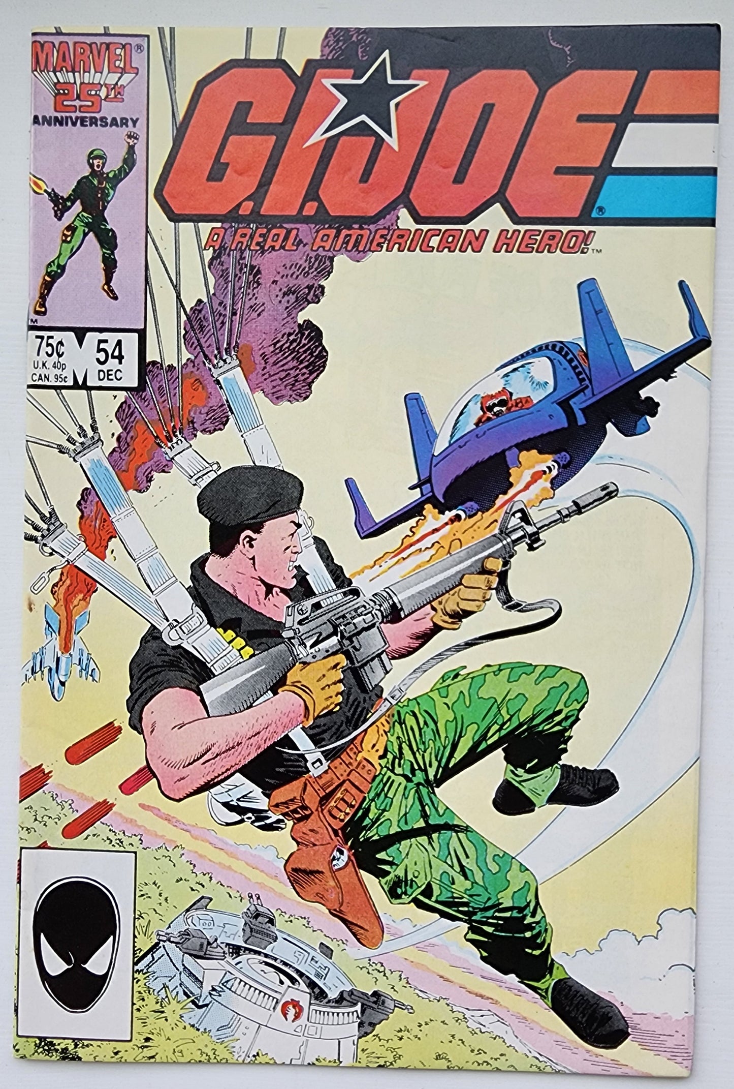 GI JOE A REAL AMERICAN HERO #54 1986 (1ST APP GENERAL HOLLINGSWORTH) [J1] GI Joe MARVEL COMICS