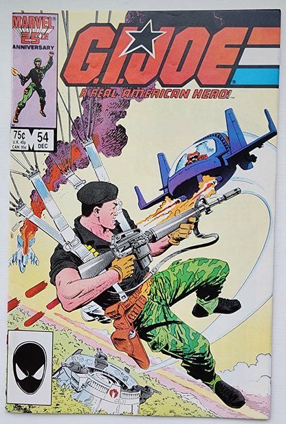 GI JOE A REAL AMERICAN HERO #54 1986 (1ST APP GENERAL HOLLINGSWORTH) [J1] GI Joe MARVEL COMICS