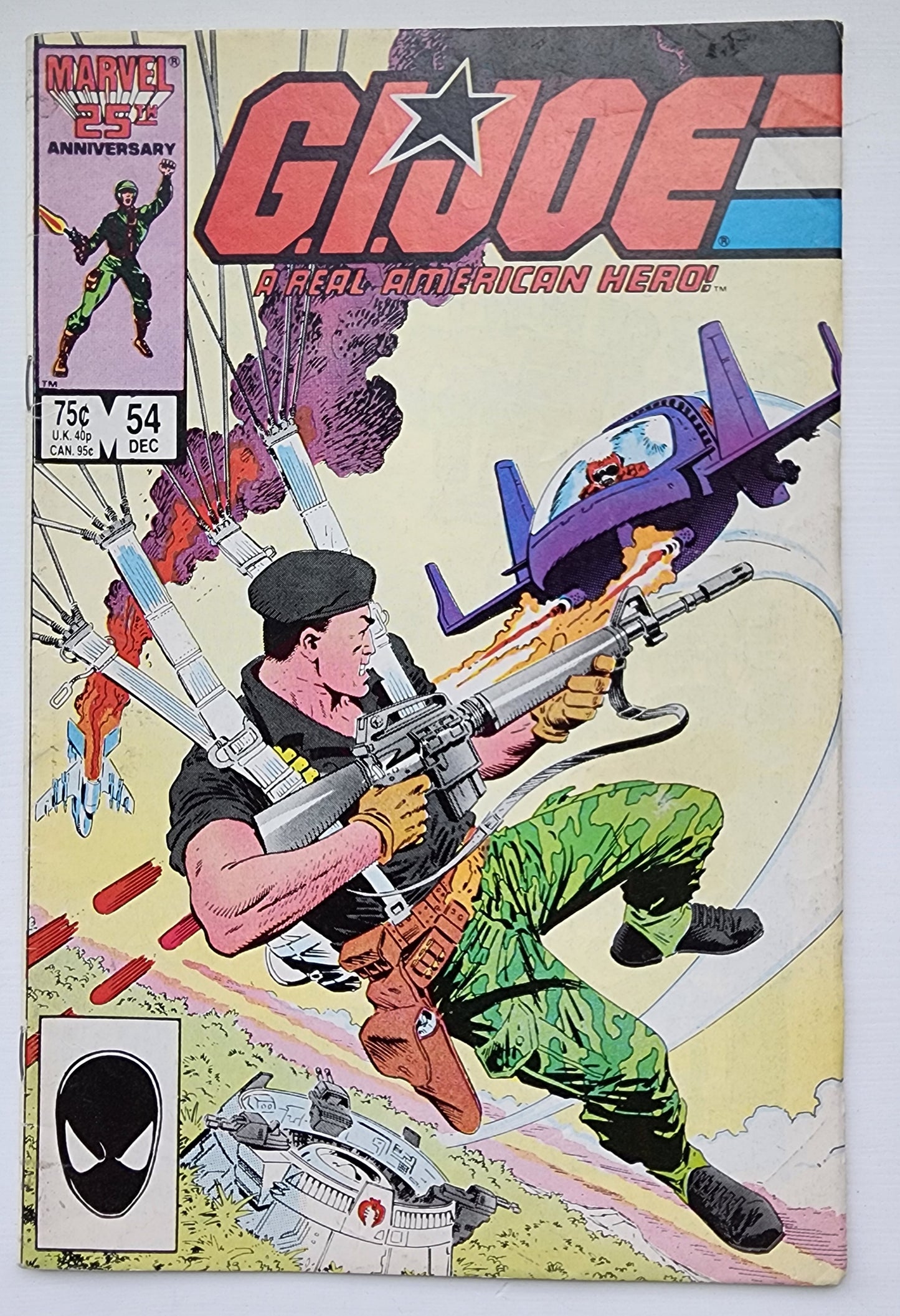 GI JOE A REAL AMERICAN HERO #54 1986 (1ST APP GENERAL HOLLINGSWORTH) [J2] GI Joe MARVEL COMICS